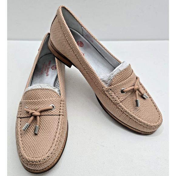 NEW Marc Joseph JACKSON ST LOAFER with TIE Beige SIZE 10 - Picture 1 of 9
